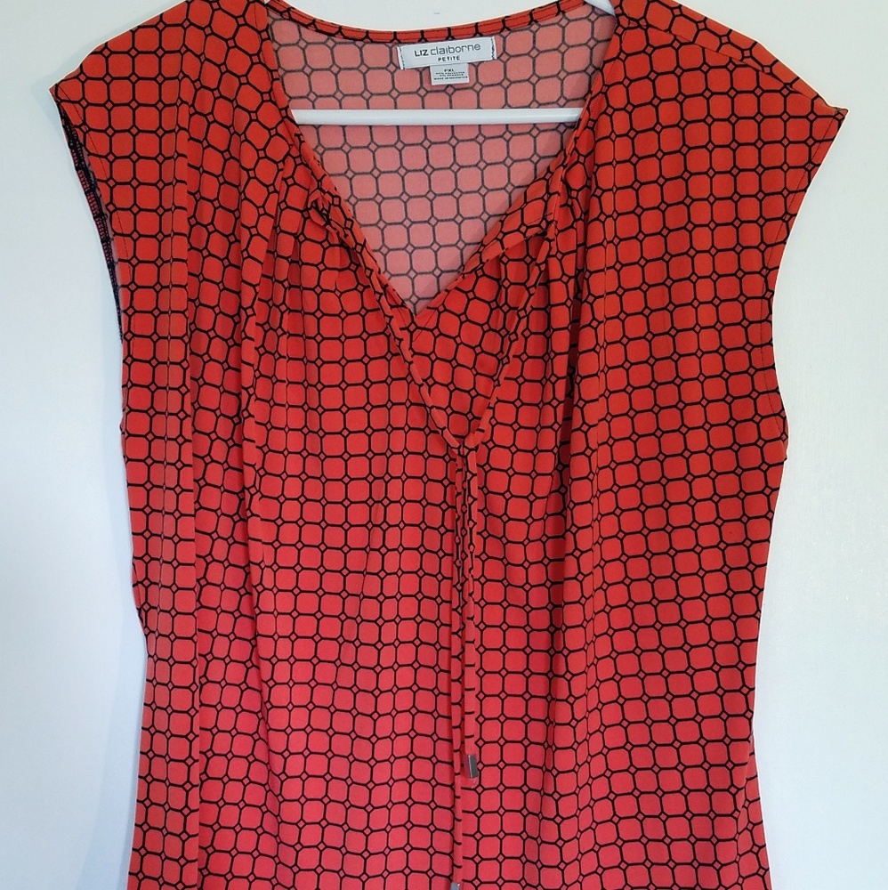 Liz Claiborne Geometric Top